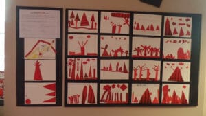 Dessins sur le chaperon rouge